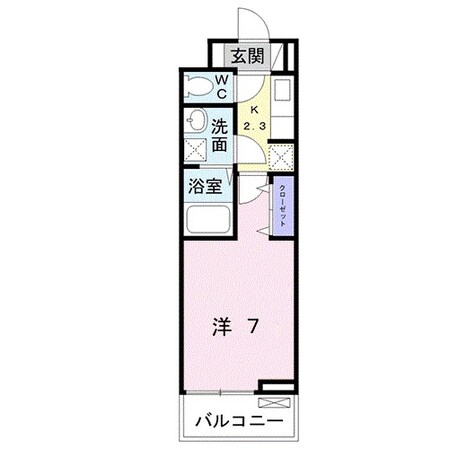 折尾駅 徒歩23分 2階の物件間取画像